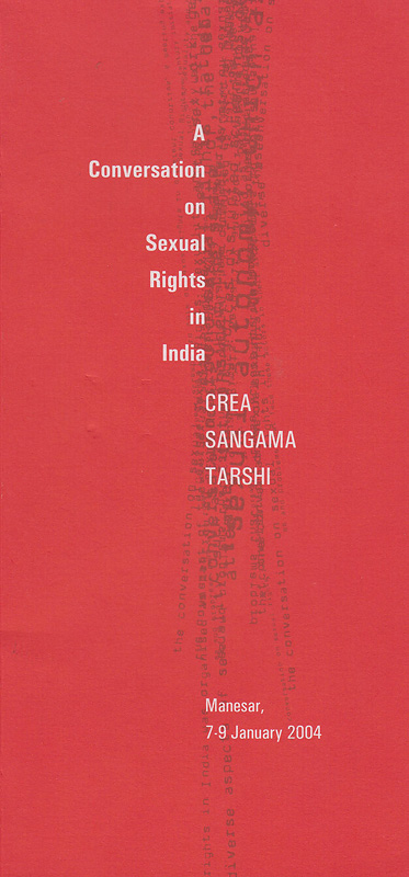 conversation on sexual rights in India/Creating Resources for Empowerment in Action (CREA)