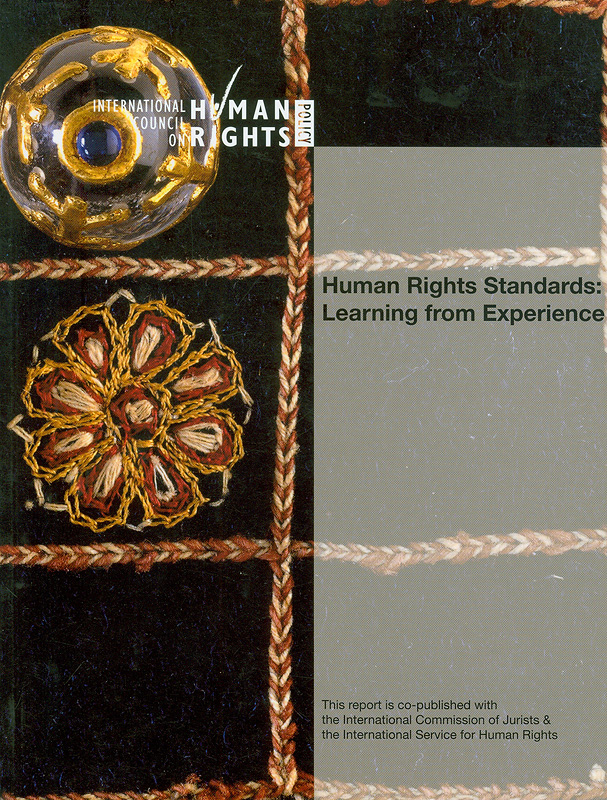 Human rights standards :learning from experience /International Council on Human Rights Policy