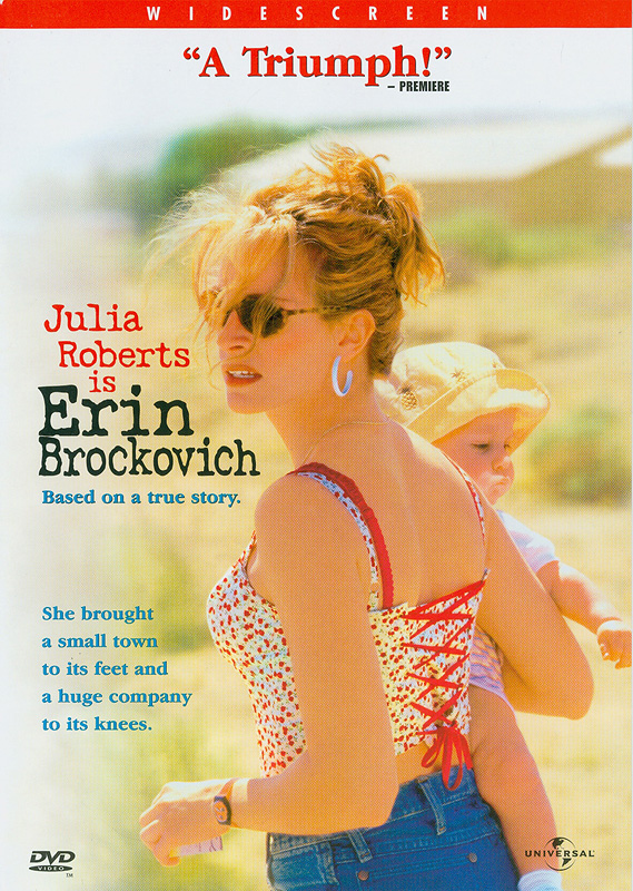 Erin Brockovich[videorecording] /Universal Picturesand Columbia Pictures present a Jersey Films production ;produced by Danny DeVito, Michael Shamberg, Stacey Sher ;written by Susannah Grant ; directed by Steven Soderbergh